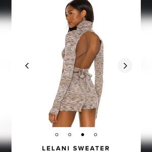 Lovers and friends lelani sweater in multi space dye